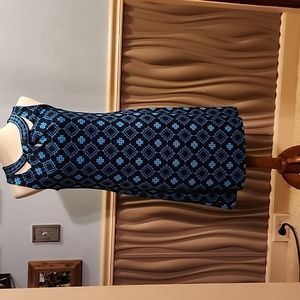 Black and Teal Dress